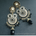 Indian jewelry female ethnic Bohemian style tassel earrings earrings female temperament long bride exaggerated