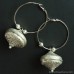 Emphasis! Moroccan retro old silver jewelry ethnic style Indian exotic ear pendant large circle bohemian earrings invia