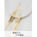 18k gold high-end earrings 2023 new style long tassel earrings for women pure silver color retention sexy banquet