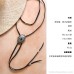 Invia retro ethnic Bohemian wind clavicle double-layer long necklace female sweater chain leather rope Navajo turquoise
