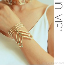 Egyptian Style Greek Goddess Gold Bracelet Arm Ring Bohemian Jewelry Indian Belly Dance Exaggerated Fashion