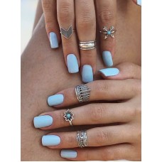 Stackable rings for women ins trend fashion personality Indian multiple joint index ring Bohemian hippie European and American