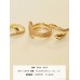 Golden snake-shaped ring for women, gold-plated with gemstones, does not fade, open-ended Bohemian Egyptian Greek jewelry